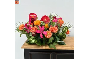 ZIKE Window Display Props Wedding Aisle Decoration Artificial Flowers Floral and Leaves Wedding Decor Table Centerpiece