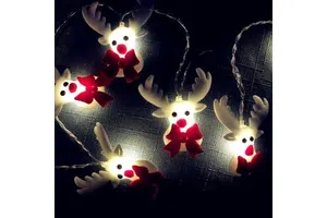 10light 1.6m with Battery case Santa Claus Christmas Tree Ornaments Party Decorations for Christmas Party Decoration Supplies