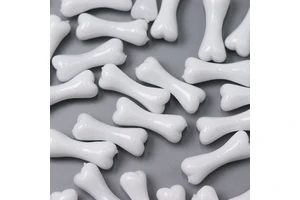 500PCS Wholesale Halloween Supplies Halloween Bone Shape Props Acrylic Beads Gems Halloween Decoration Accessories