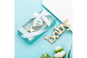 Baby Shower Bottle Opener Letter "Baby" Beer Opener Favors for Baby Shower Christening Baptism Birthday Party Gifts