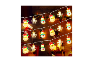 Factory Price Wholesale Christmas Santa Decorations Christmas Light Snow Light for Decoration