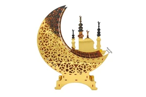 Acrylic Ramadan Table Decor Ramadan Mubarak for Home Eid Party Supplies