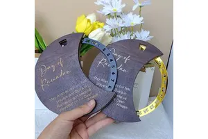 Day of Ramadan Wooden Calendar Muslim Islamic Ramadan Advent Calendar for Ramadan Decoration 2024