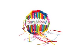 Colorful Pinata Children's Birthday Party Decoration Multiplayer Candy Knocking Game Props New Year Halloween Christmas New Toy
