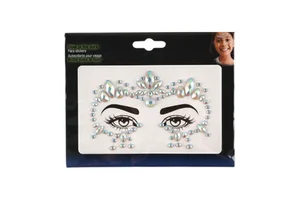 Party Photo Props Halloween Birthday Dress Face Jewels Pearl Gem Eyes Body Temporary Stickers Animal Themed Decorations Makeup