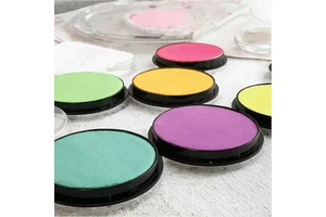 20g 8-Color Environmental Protection Water Activated Skin Harmless Natural Plant Face Body Paint for Kids Party Body Painting