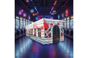 WINSUN Inflatable Ghost Room Tent Inflatable Haunted House Maze Inflatable Labyrinth For Halloween