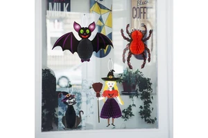 New Style Wholesale Halloween Ghost Hanging Decoration Props Scary Hanging Ghost Pendant for Bar Party Decor