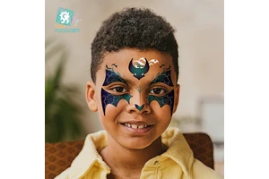 Birthday Party Supplies Favors Dinosaur Tiger Panda Face Tattoos Paint for Kids Boys Girls Makeup Face Mask Tattoos for Kids
