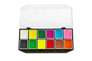 Water-Based Body And Face Paint Non-Toxic Quality Washable Facial Paint Palette For Makeup Party Cosplay Kids Face Painting