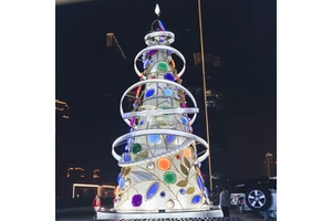 Premium Artificial Large Christmas Tree Ornaments for Outdoor Gardens and Hotel Decor