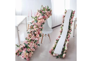 Wedding Table Centerpiece Rose Flowers Wedding Flowers Wedding Arrangement Decoration Flower Ball Table Runner
