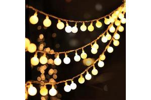 Smart Christmas Icicle LED Lights Outdoor IP44 Waterproof 10 Meter 8 Modes Flash
