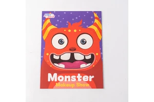 Custom Kids Facial Features Dress-up Show Set Interactive Cartoon Sticker Toy for Learning and Imaginative Expression