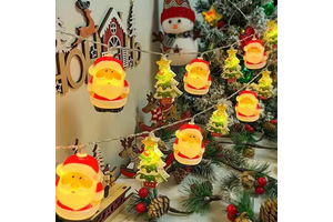 New Product Design Led Christmas Lights for Indoor Xmas Tree Decoration 10Leds Christmas Tree for Home Garden Decor Xmas Party