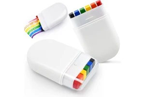6-color Rainbow Colorful Creative Facial Painting Festivals Celebrations Football Fans Face and Body Paint for Cheering