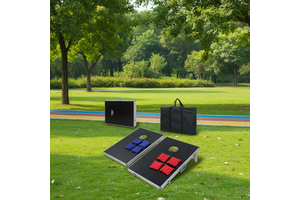 Professional Modern Aluminum Cornhole Game Set Waterproof Portable Foldable Regulation Size Bean Bag Toss Boards For Hotel Use