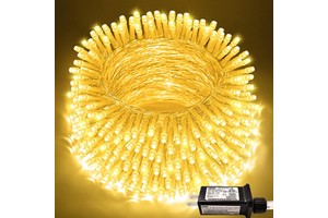 24V Outdoor IP44 Waterproof LED String Lights Low Voltage Solar Star Christmas Warm White Ra70 100m 50000 Hours 1-Year Warranty