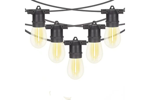 Wholesale Outdoor Decorative Lighting Pendant Light 15m 15 Bulbs String Lights 1/2W Led Bulb for Camping Patio Christmas