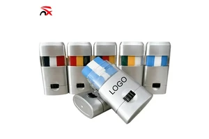 OEM Wholesale Face Paint Stick Flag Painting Kit 3 Colors Custom Color Lighter Face Paint Stick for Football Fan Game Party