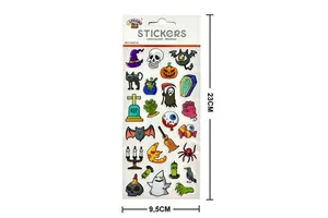Halloween Decorative Stickers 9.5x23 cm Festive Holiday Supplies Decorative Wall Decals