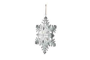 Handmade Customized Handmade Decorative Items Hot Selling Christmas Tree Decoration Hanging Snow Flake Ornament