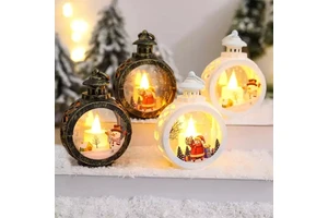Christmas Light Ornament Merry Christmas Decoration for Home Natal Navidad Christmas Ornaments Xmas Gift New Year 2025