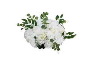 10 PCS 17.7-Inch Fake Flower Balls Arrangement Wedding Centerpieces & Table Decorations