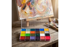 IN Stock Kid-Friendly Children's 24 Colors Face Body Oil Paint Set Safety Certified Customizable Colors Fast Shipping
