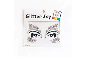 HLC Carnival Party Face Art Crystals Face Gems Sticker Sheet Face Shine Stickers Sports for Cosplay Party Festival Accessories