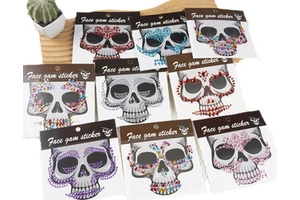 Acrylic Makeup Party Diamond Stickers