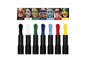 For Face Paint Professional Water-Based Mineral Face & Eye Body Painting Stick Makeup For Adults Festival Use