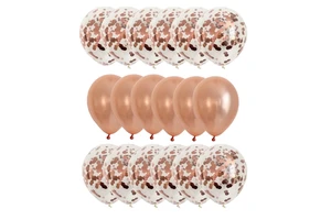 30pcs Sequins Rose Gold Latex Balloon Halloween Party and Graduation Supplies Get Well Balloons Decorations Arrangement