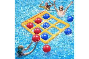 King Mcgreen Star Inflatable Pool Toss Game Toys Board Games Toss Game for Party & Pool Floating Toss Set Gift
