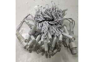 Outdoor String Lights Christmas Decoration 230V Rubber Cable Waterproof IP 67 LED Garland Wedding Garden Holiday Lighting