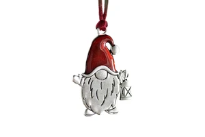 Amazing Quality Handmade Red Colored Santa Claus Shape Christmas Hanging Ornaments for Party Decorations Latest Design