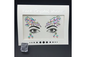 Music Festival 3D Adhesive Fashion Decorative Face Gem Diamond Sticker