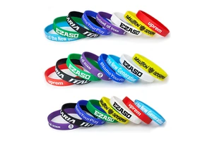 Personalized Design Logo Festival Gifts Custom Silicone Wristband