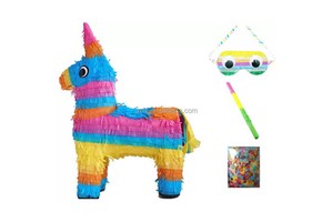 Donkey Birthday Pinata Fun Party Game with Candy Surprise