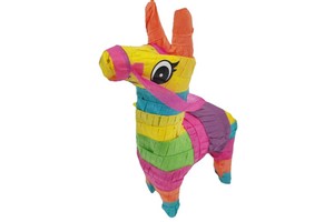 Hot Sale Carnival Toys Paper Donkey Pinata for Mexican Fiesta Birthday Party Small Pinata Game Toy Party Decorations