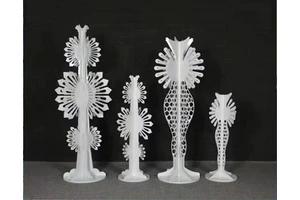 Fantasy dream series peacock feather design flower stand and centerpiece cp043 Event Wedding Table Centerpiece