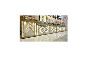 Wedding Counter Centerpiece Steel Wedding Decor