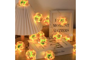 LED Christmas Decoration Light New Year Room Decor Garland Holiday Ornaments Outdoor Garden Decor String Lamp Santa Claus Lights
