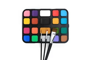 Wholesale Children's Water-based Palette Children`s Face Body Painting Kit Easy Clean Non-toxic for Party Body Painting Supplies