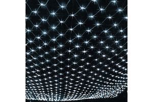 Garden Net Light Mesh IP65 PVC Outdoor String Light Twinkle Light 3m X 2m 192LED 8Mode for Tree Wrap Lawn Backyard Christmas