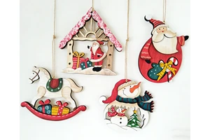 Christmas Doll-Shaped Pendant Hanging Ornaments for holiday gift