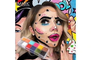 Professional Wholesale Halloween Makeup Kit Natural Non-Toxic Waterproof Face Paint for Kids for Body Painting