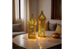 Arabian Wind Lamps Muslim Ramadan Festival Lanterns for Home Decoration Festival Supplies