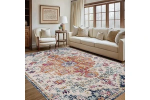 Hot Selling Luxury Soft Microfiber Bedroom Rug Bedside Shaggy Fur Mats Prayer Carpet-Top Area Rug Set