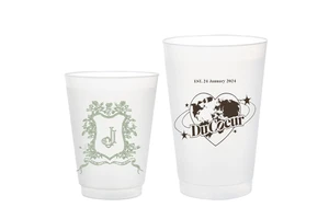 Customizable Eco-Friendly Kids Stadium Cup Food-Grade Drink Container Logo Frosted Plastic Promotional Party Cup PP Material